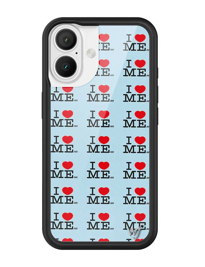 I Heart Me | Blue iPhone Case - Image 19