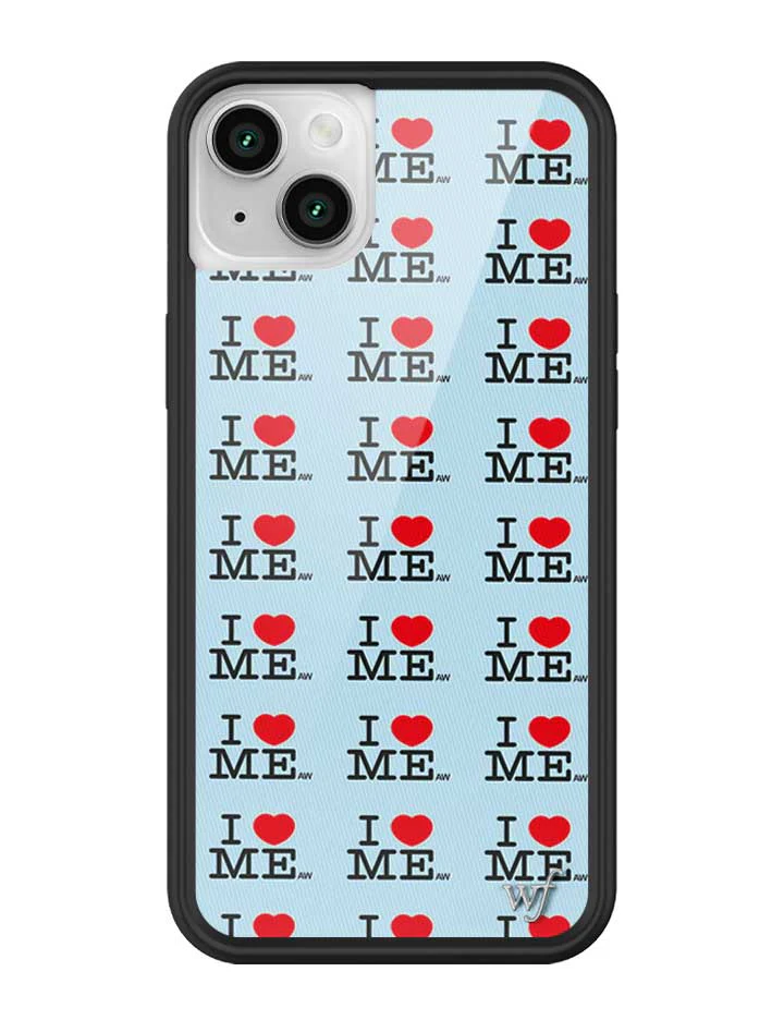 I Heart Me | Blue iPhone Case - Image 39