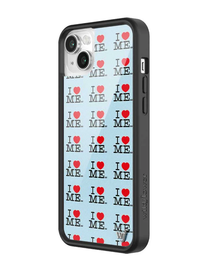 I Heart Me | Blue iPhone Case - Image 40