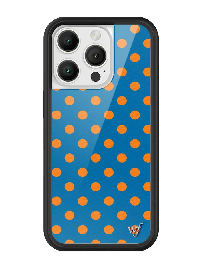Polka Dot | Blue and Orange iPhone Case - Image 17