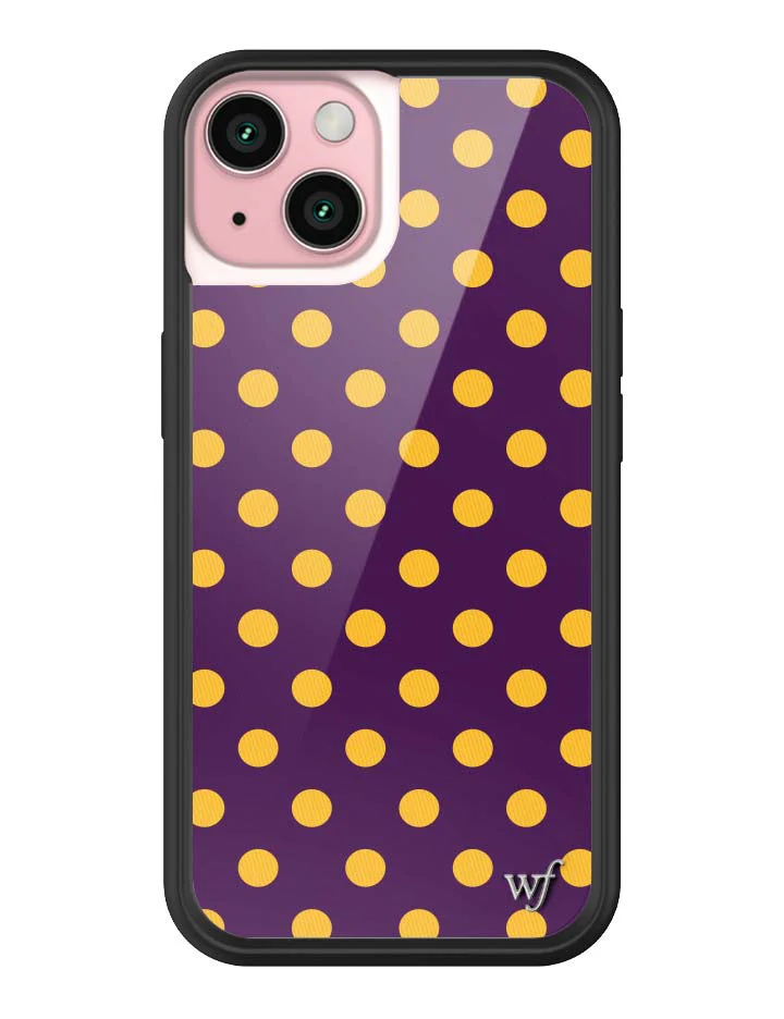 Polka Dot | Purple and Yellow iPhone Case - Image 29