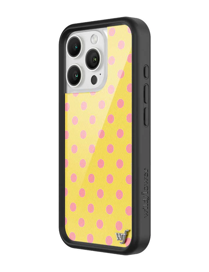 Polka Dot | Yellow and Pink iPhone Case - Image 18